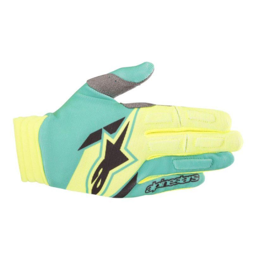 Alpinestars - Alpinestars Aviator Gloves - 3560318-578-XXL - Yellow Fluo/Teal - 2XL