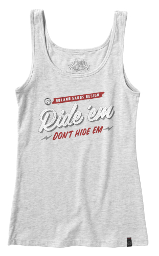 RSD - RSD Ride Em Womens Tank Top - 0804-1766-2053 - Heather Gray - Medium