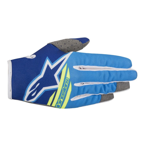 Alpinestars - Alpinestars Radar Flight Gloves  - 3561818-3066-L - Rio Red/Aqua/Yellow Fluo - Large