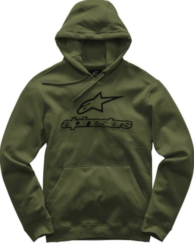 Alpinestars - Alpinestars Always Fleece Hoody - 1017-52006-690-S - Military - Small