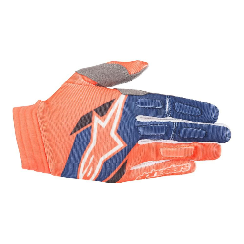 Alpinestars - Alpinestars Aviator Gloves - 3560318-470-L - Orange Fluo/Dark Blue - Large