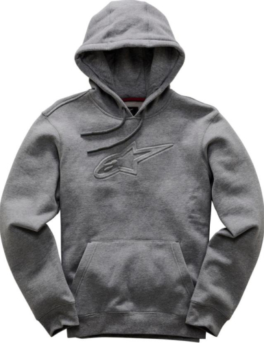 Alpinestars - Alpinestars Authority Fleece Hoody - 1036-52000-191B-L - Charcoal Heather - Large