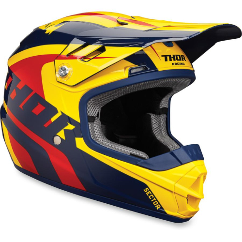 Thor - Thor Richochet Youth Helmet - XF-2-0111-1093 - Navy/Yellow - Small