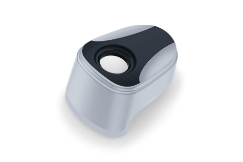 Kuryakyn - Kuryakyn Sculpted Ignition Switch Cover - Chrome and Black - 6993