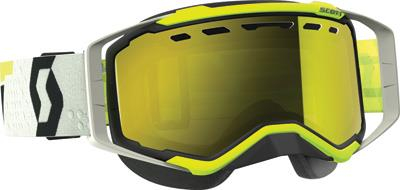Scott USA - Scott USA Prospect Snowcross Goggles - 262581-1040325 - Black/Yellow / Amp Yellow Chrome Lens - OSFM