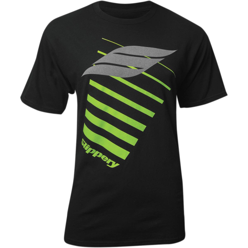 Slippery - Slippery Slippery T-Shirt - XF-2-3030-14881 - Black - Small