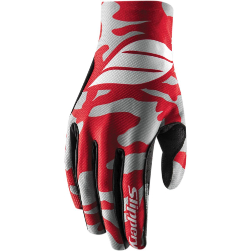 Slippery - Slippery Flex Lite Gloves - XF-2-3260-0360 - Red/Silver - X-Small