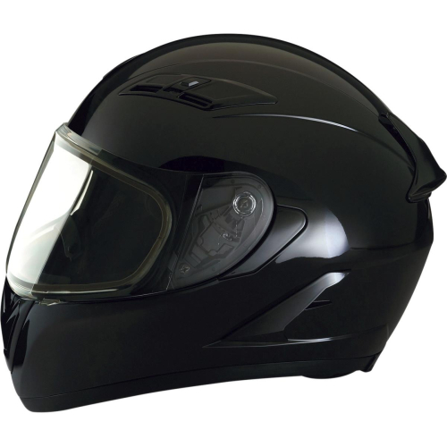 Z1R - Z1R Strike Ops Solid Snow Helmet with Dual Lens Shield - XF-2-0121-0993 - Black - X-Small