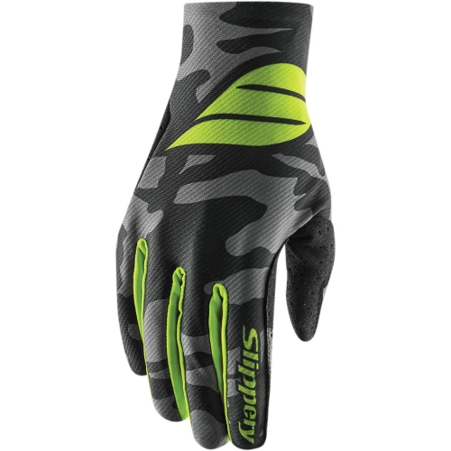 Slippery - Slippery Flex Lite Gloves - XF-2-3260-0354 - Black/Lime - X-Small