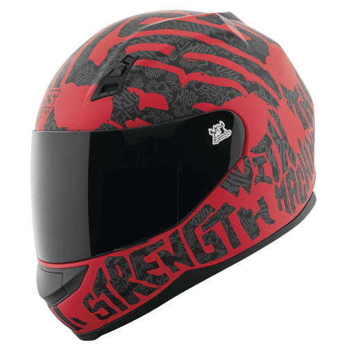 Speed & Strength - Speed & Strength SS700 Rage with the Machine Helmet - 1111-0602-0951 - Matte Red/Black - X-Small