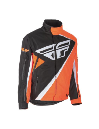 Fly Racing - Fly Racing SNX Youth Jacket - 470-4078YL - Orange/Black - Large