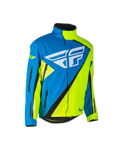 Fly Racing - Fly Racing SNX Jacket - 470-40792X - Blue/Hi-Vis - 2XL