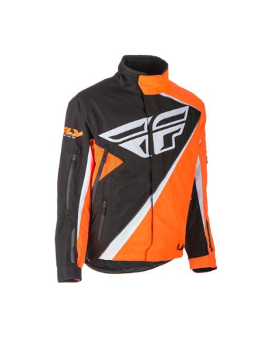 Fly Racing - Fly Racing SNX Jacket - 470-40782X - Orange/Black - 2XL