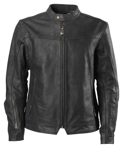 RSD - RSD Walker Perforated Leather Jacket - 0801-0261-0052 - Black - Small