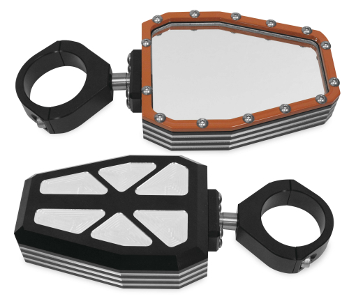 ModQuad - ModQuad Bezel Side Mirror - Orange - CA-SIDE1-BEZ-OR