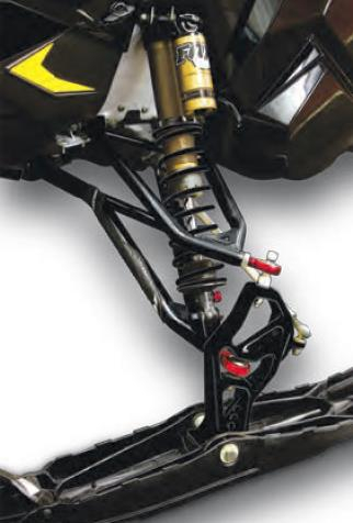 Skinz Protective Gear - Skinz Protective Gear Concept Chromolly Performance A-Arm Kit without Shocks - 36in. Stance - BPFS225-FBK