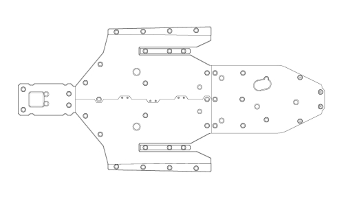 ModQuad - ModQuad Skid Plate - 1/2in. Thickness - CA-SK-X3