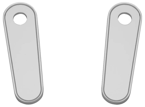 Kuryakyn - Kuryakyn Passenger Board Block Off Plates - Chrome - 9396