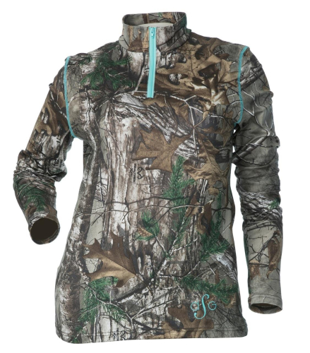DSG - DSG Diva-Tech Base Layer Womens Pants - 21840 - Realtree/Aqua - 2XL