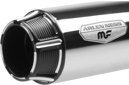 Arlen Ness - Arlen Ness Redline 4-1/2in. Slip-On - Chrome - 7200705