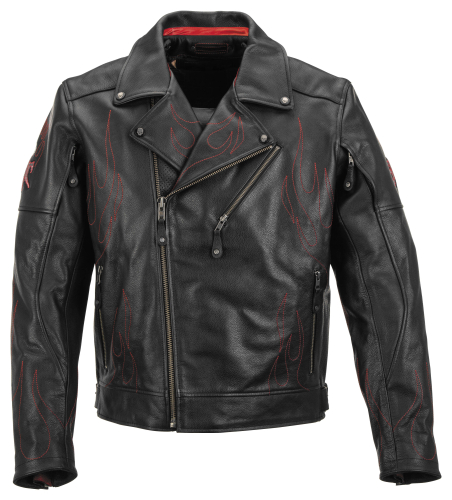 Black Brand - Black Brand Spontaneous Human Combustion Jacket - 0701-0200-0052 - Black/Red - Small