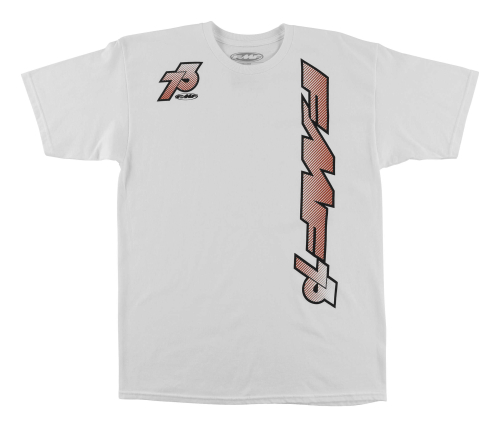 FMF Racing - FMF Racing Stripes 73 T-Shirt - SP7118920-WHT-2XL - White - 2XL