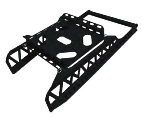 Zbroz Racing - Zbroz Racing Quick Draw Rack with Bumper - Black - K40-0612-0-BK