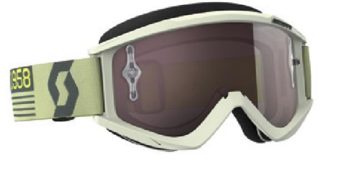Scott USA - Scott USA Recoil XI Goggles - 262596-1074269 - Beige/Brown / Silver Chrome Works Lens - OSFM