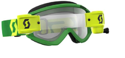 Scott USA - Scott USA Recoil XI WFS Goggles - 262597-1412113 - Green/Yellow / Clear Works Lens - OSFM