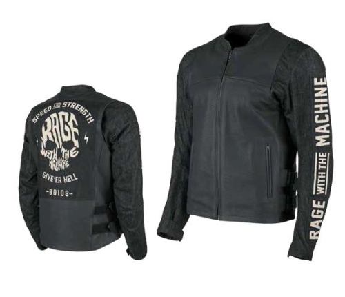 Speed & Strength - Speed & Strength Rage with the Machine Leather and Denim Jacket - 1101-0200-3053 - Black - Medium