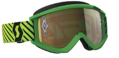 Scott USA - Scott USA Recoil XI Goggles - 262596-1412324 - Green/Yellow / Gold Chrome Works Lens - OSFM