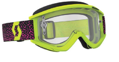 Scott USA - Scott USA Recoil XI Goggles - 262596-4758113 - Yellow/Pink / Clear Works Lens - OSFM