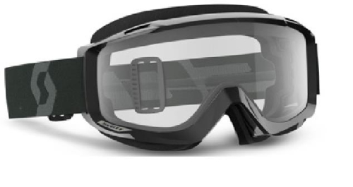 Scott USA - Scott USA Split OTG Sand/Dust Goggles - 262612-1007116 - Black/White / Gray Works Lens - OSFM