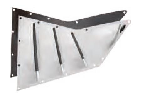 Proven Design Products - Proven Design Products Ski Doo Vents - Middle Vent Kit - White - V-XM13MID-W