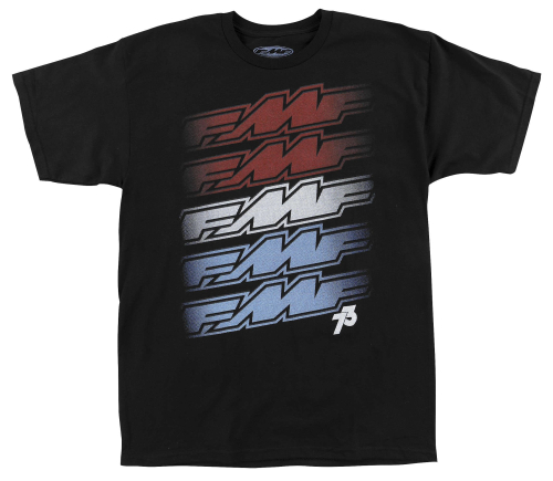 FMF Racing - FMF Racing Shaded T-Shirt - FA7118913-BLK-LG - Black - Large