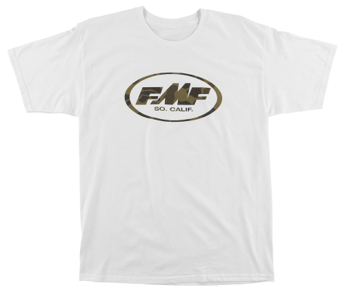 FMF Racing - FMF Racing Dynasty T-Shirt - FA7118906-WHT-MD - White - Medium