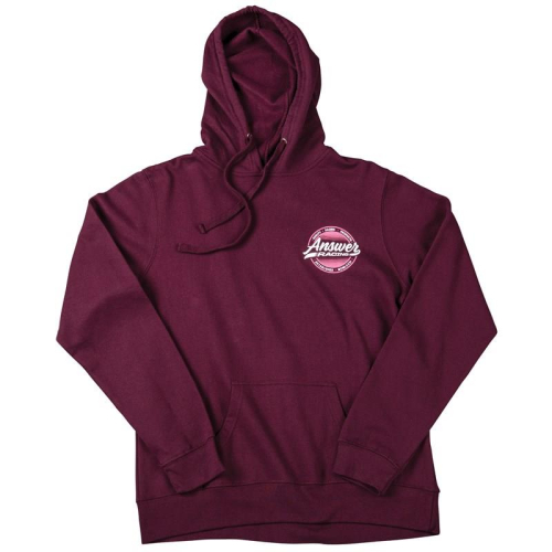 Answer - Answer Derby Zipper Hoody  - 0406-1403-4252 - Maroon - Small