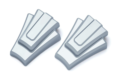 Kuryakyn - Kuryakyn Rear Axle Caps - Chrome - 7486