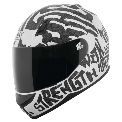 Speed & Strength - Speed & Strength SS700 Rage with the Machine Helmet - 1111-0602-2252 - Matte White/Black - Small
