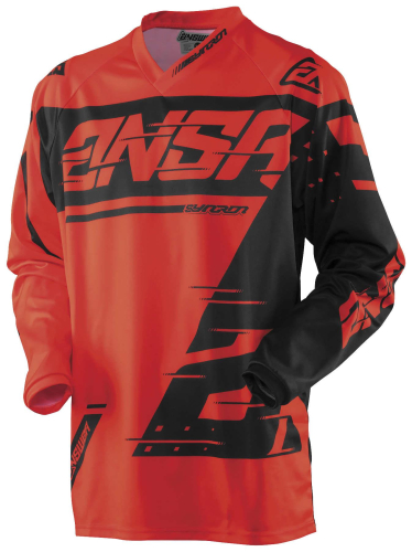 Answer - Answer A18 Syncron Youth Jersey - 0409-2913-6055 - Red/Black - X-Large