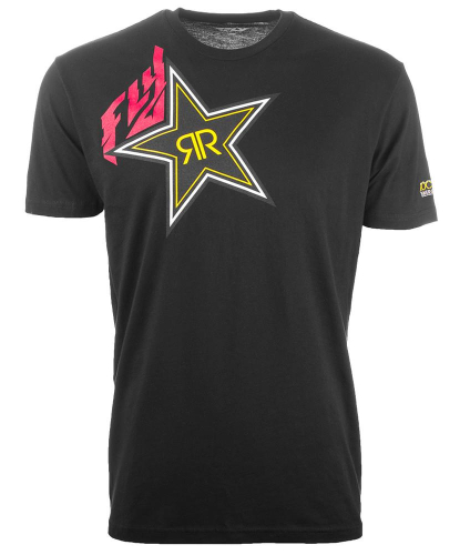 Fly Racing - Fly Racing Rockstar T-Shirt  - 352-1050M - Black - Medium