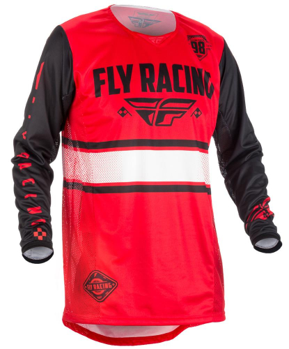 Fly Racing - Fly Racing Kinetic Era Jersey - 371-4222X - Red/Black - 2XL