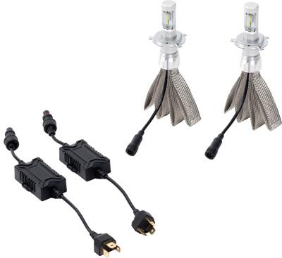 Putco PowerSports - Putco PowerSports Silver-Lux LED Headlight Bulb - H4 - 300004-S