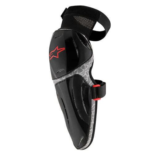 Alpinestars - Alpinestars Vapor Pro Knee Guard - 6502316106-SM - Black/Gray - Sm-Md