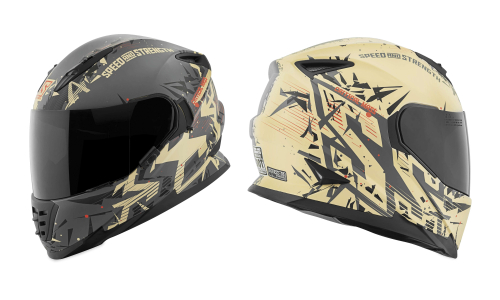 Speed & Strength - Speed & Strength SS1600 Critical Mass Helmet - 1111-0600-1853 - Sand/Charcoal - Medium