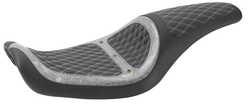 Revere - Revere Runner Vent 2-Up Seat by Mustang - Silver Metal Flake - 74106MS