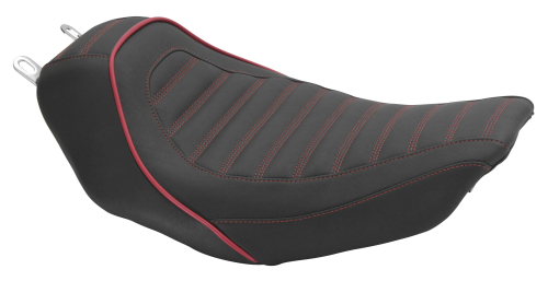 Revere - Revere Journey Solo Stripe Seat by Mustang - Dark Cherry - 75140DC