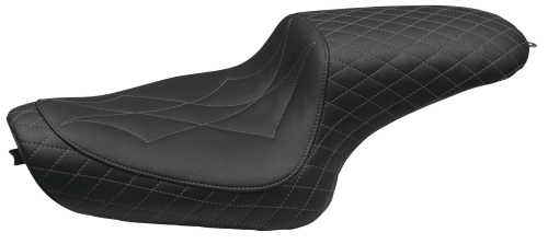 Revere - Revere Journey 2-Up Diamond Seat by Mustang - Gun Metal Gray - 74104GM