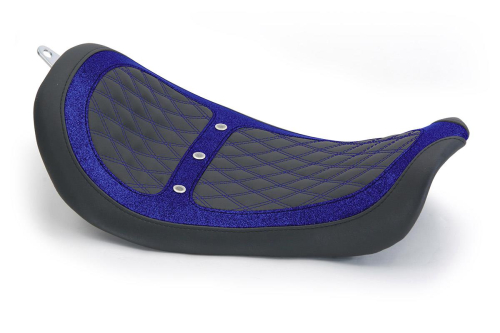 Revere - Revere Runner Vent Solo Seat by Mustang - Blue Metal Flake - 75052MB