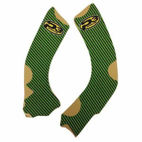 P3 - P3 Grip Guard Frame Protection Decals - Weave - Black/Green - 746071-GRN